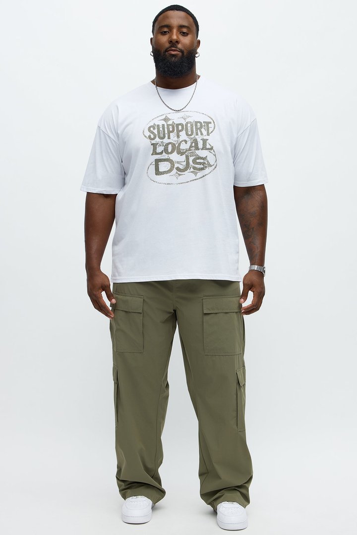 Straight Many Phases Cargo Pants - Olive