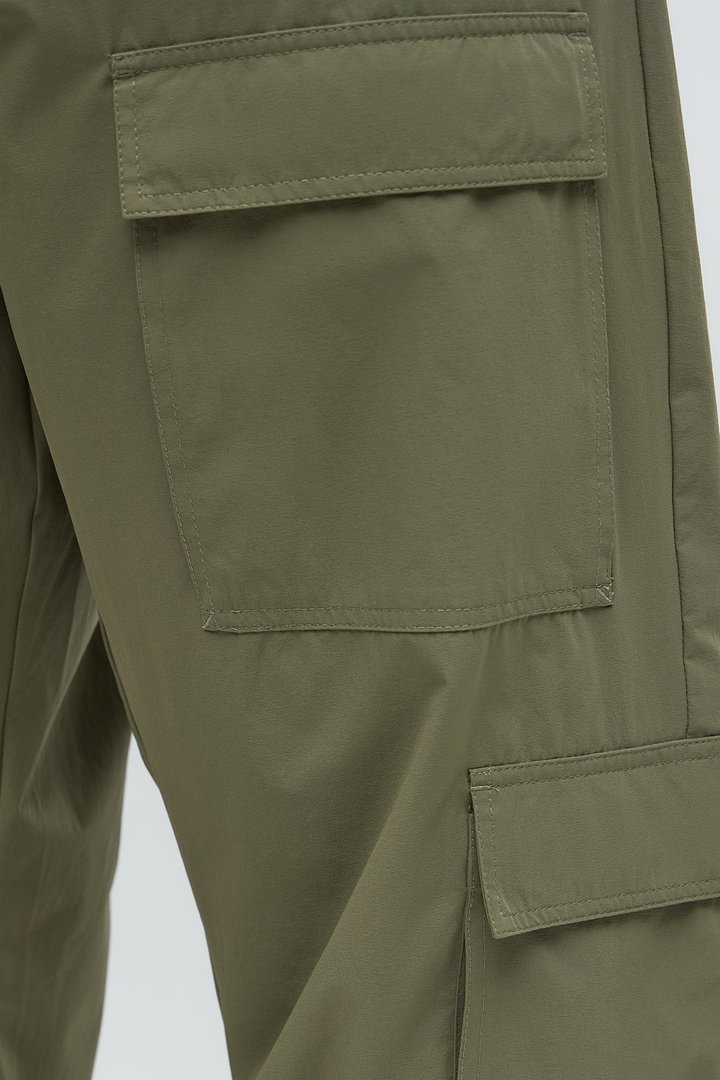 Straight Many Phases Cargo Pants - Olive