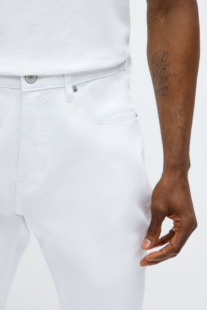 Cornell Ripped Skinny Jeans - White