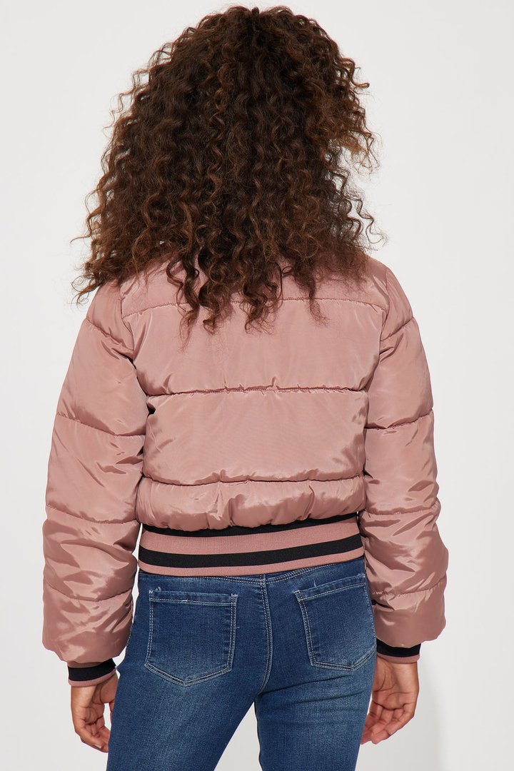 Mini Mrs. Jackson Puffer Jacket - Pink