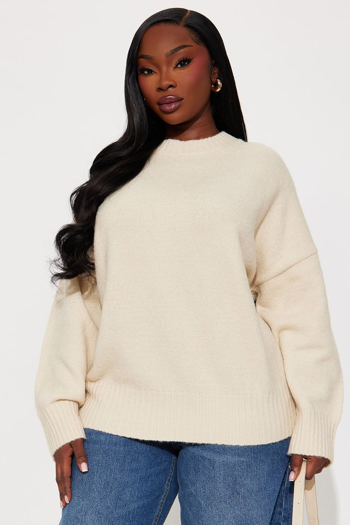 On Wednesdays Pullover Sweater - Cream