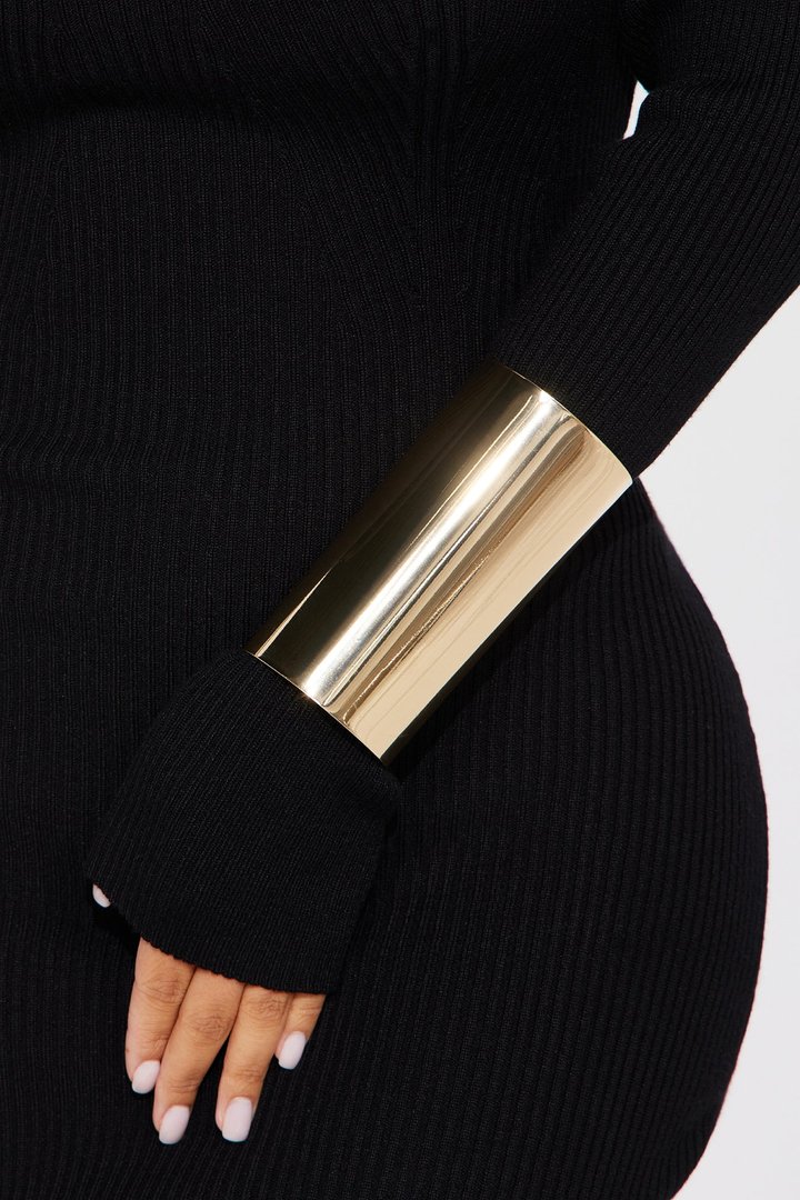 Fun Times Cuff Bracelet - Gold