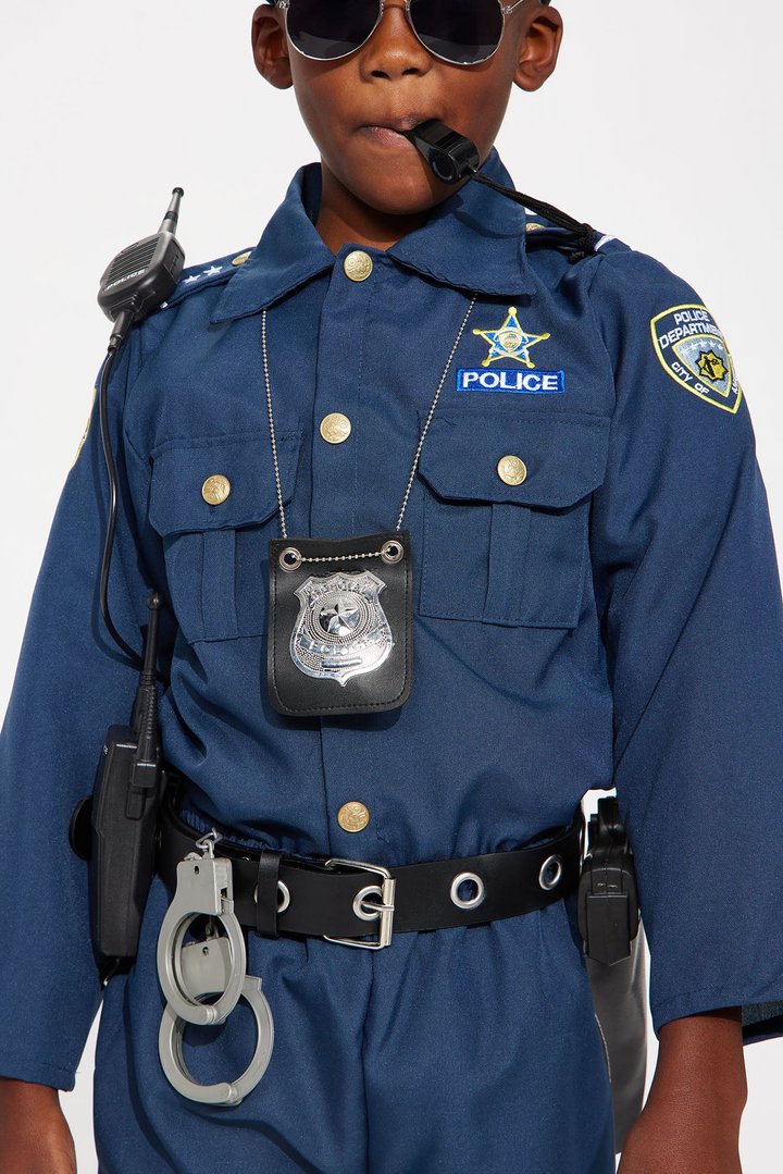 Mini Award Winning Police Officer Costume - Navy