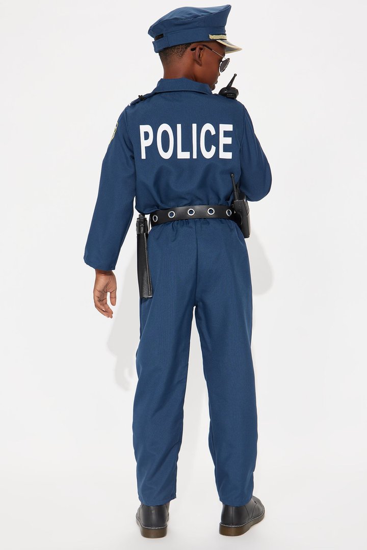 Mini Award Winning Police Officer Costume - Navy