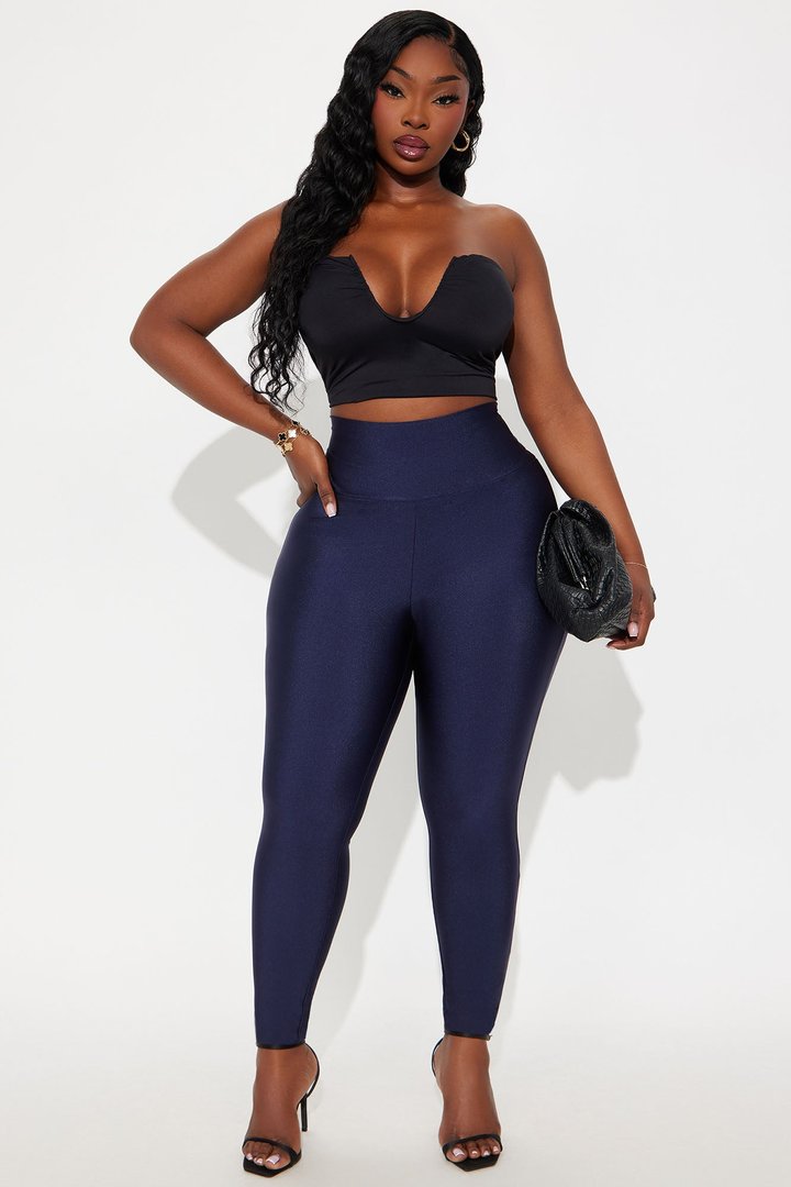 Brianne High Rise Leggings - Navy