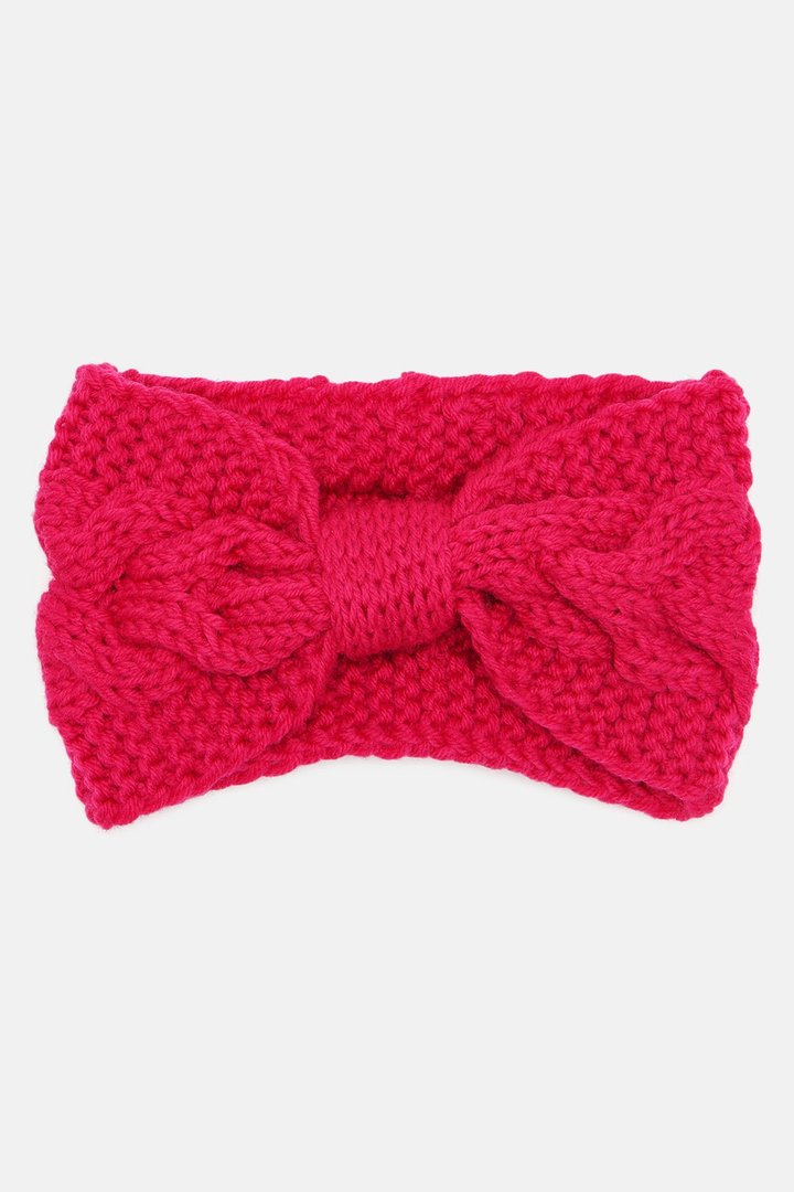 Big Bow Headband - Fuchsia
