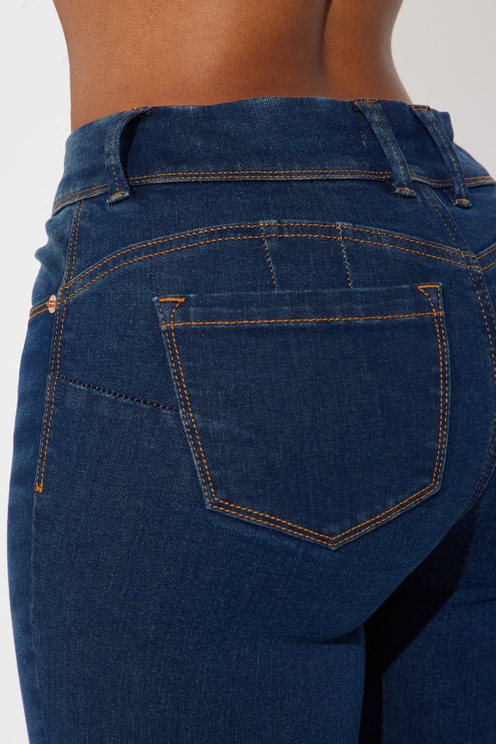 I'm A Star Booty Lifting Stretch Skinny Jeans - Dark Wash