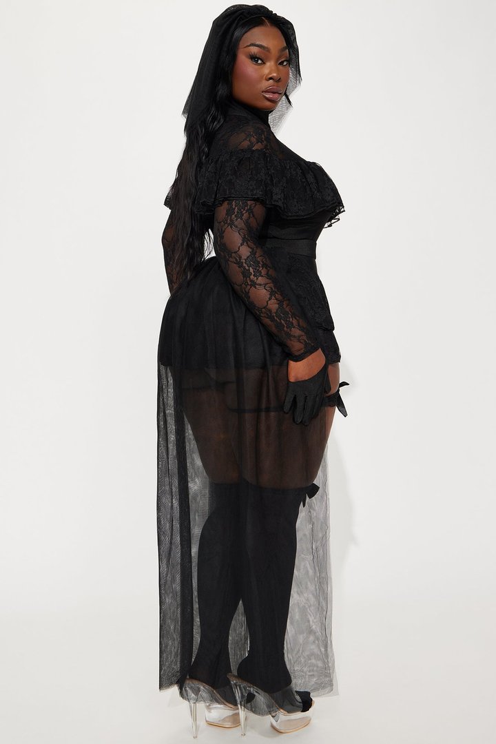 Bride To Be 6 Piece Costume Set - Black