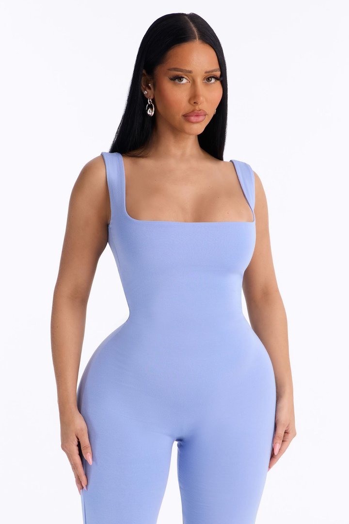 Shelly Premium Modal Jumpsuit - SkyBlue