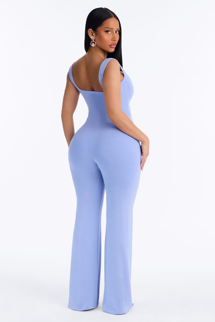 Shelly Premium Modal Jumpsuit - SkyBlue