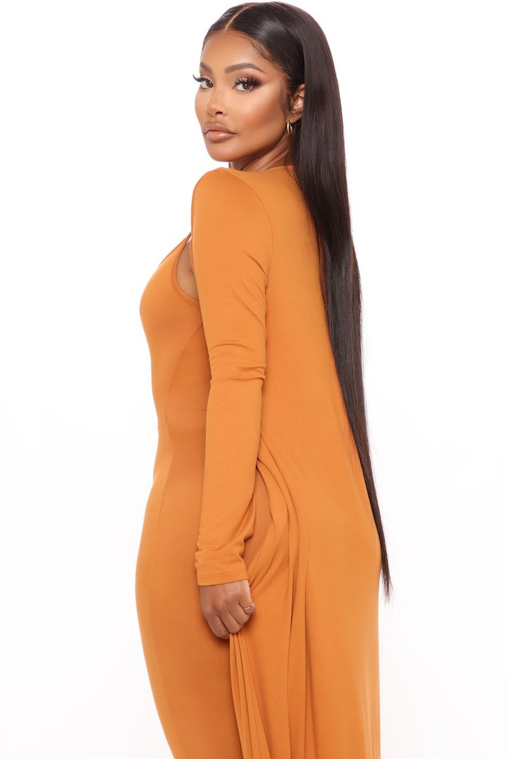 Nova Charmer Jumpsuit Set - Camel