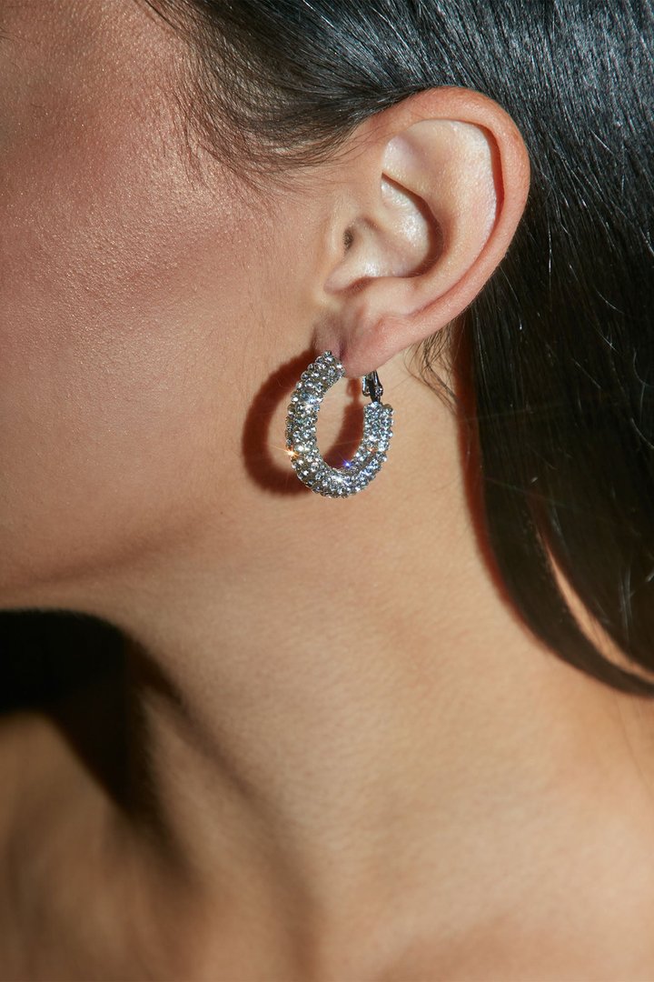 Not So Casual Earrings - Silver