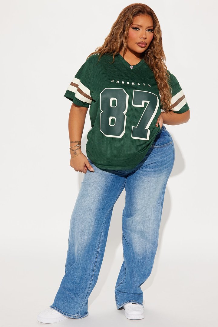 Brooklyn Athletics Football Jersey - Hunter