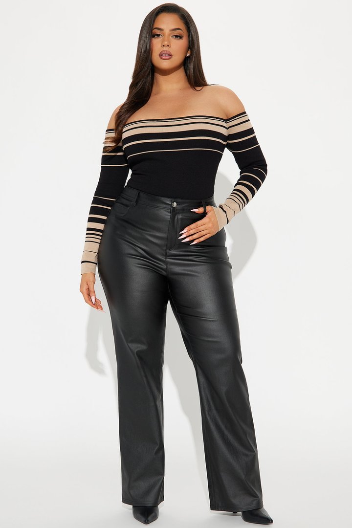 Kennedy Sweater Bodysuit - Black/combo