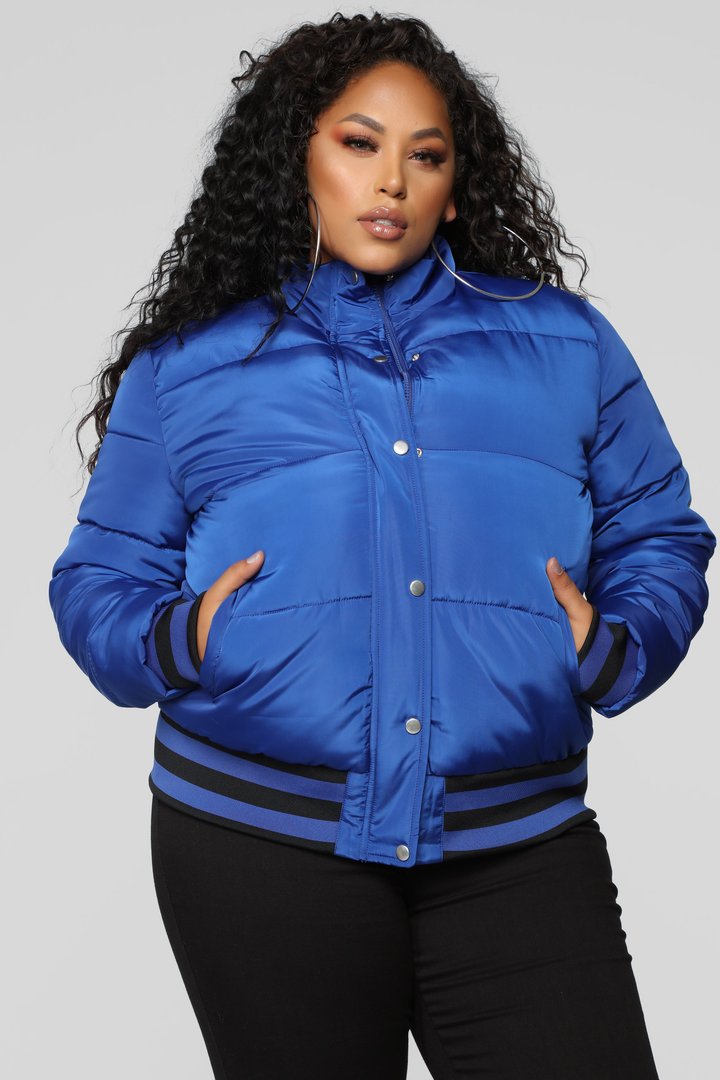 Mrs. Jackson Puffer Jacket - Royal Blue