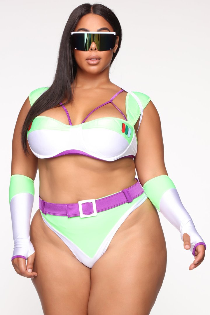 Infinite And Beyond 6 Piece Costume Set - Green/combo