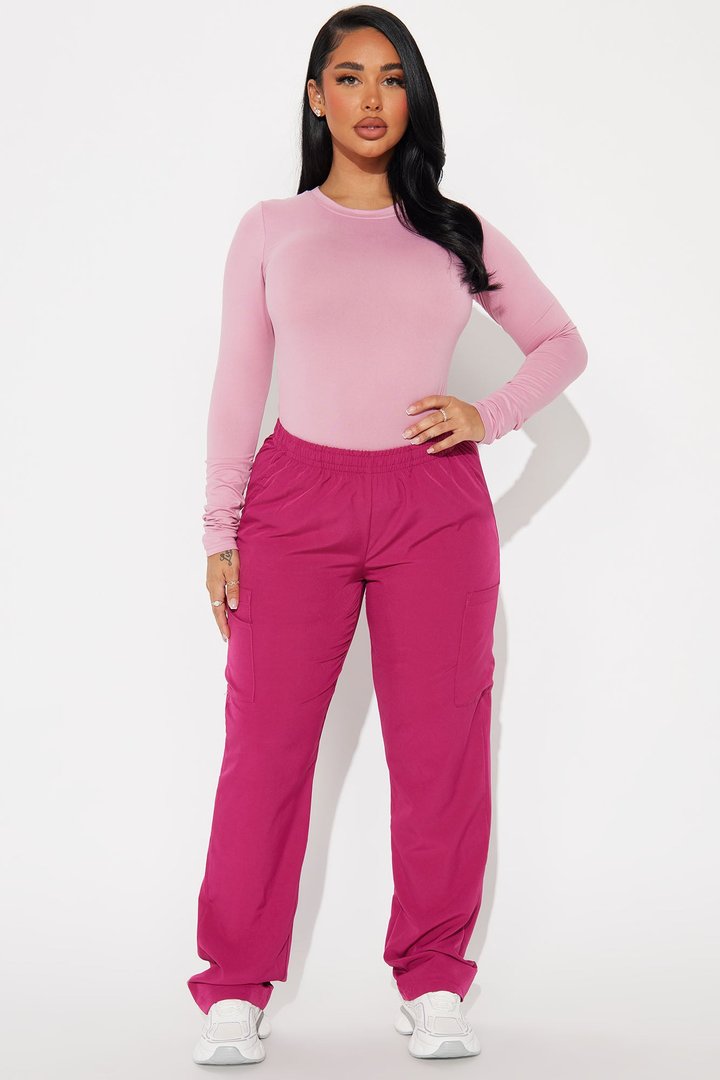 Stretch Uniform UnderScrub Shirt - Pink