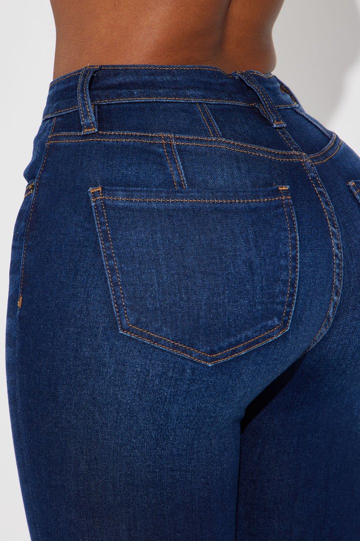 Tall Kiley Control Curvy Stretch Skinny Jeans - Dark Wash