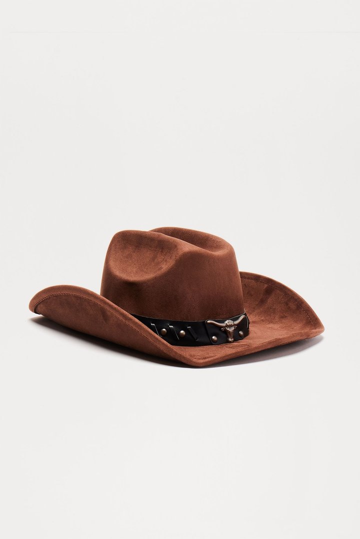 Don't Mess With The Bull Cowboy Hat - Dark Brown
