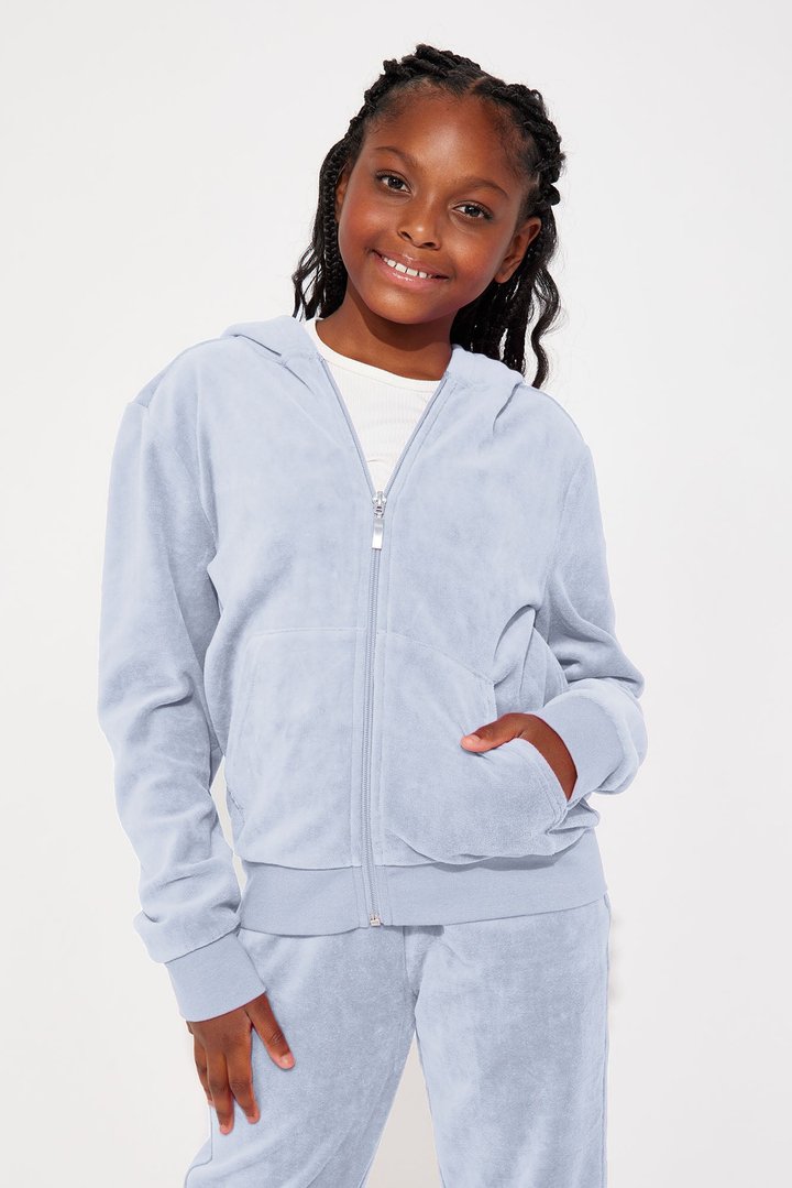 Mini Original Trendsetter II Velour Set - Light Blue