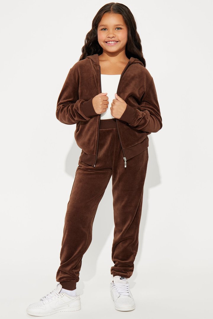 Mini Original Trendsetter II Velour Set - Chocolate