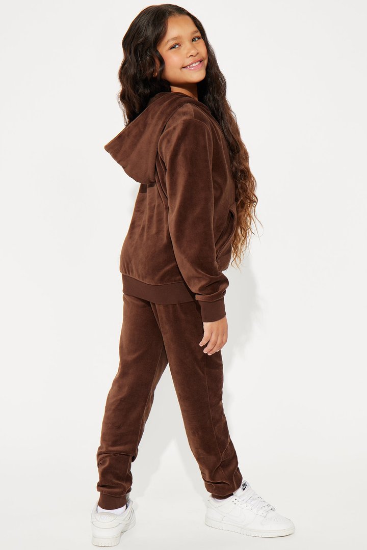 Mini Original Trendsetter II Velour Set - Chocolate