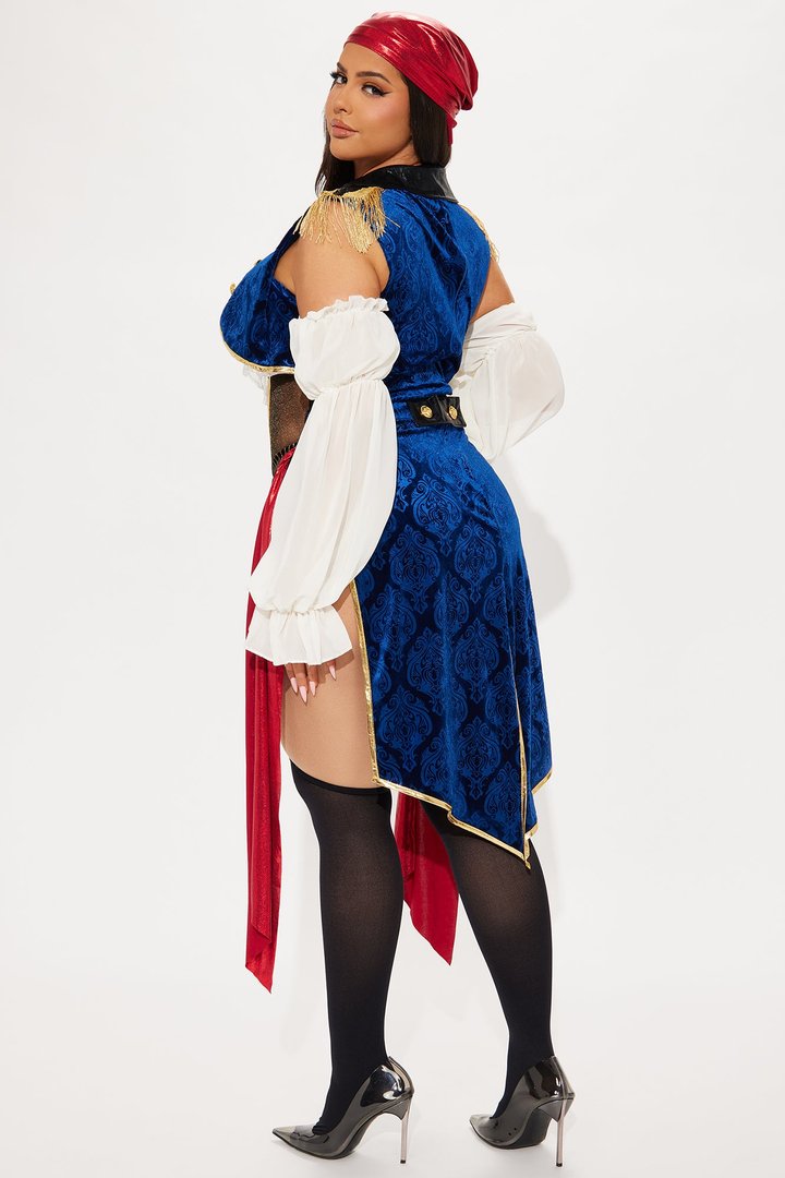 Buccaneer Beauty Pirate 2 Piece Costume Set - Multi Color