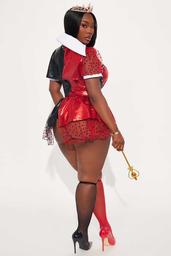 Deck Of Cards 5 Piece Costume Set - Red/combo