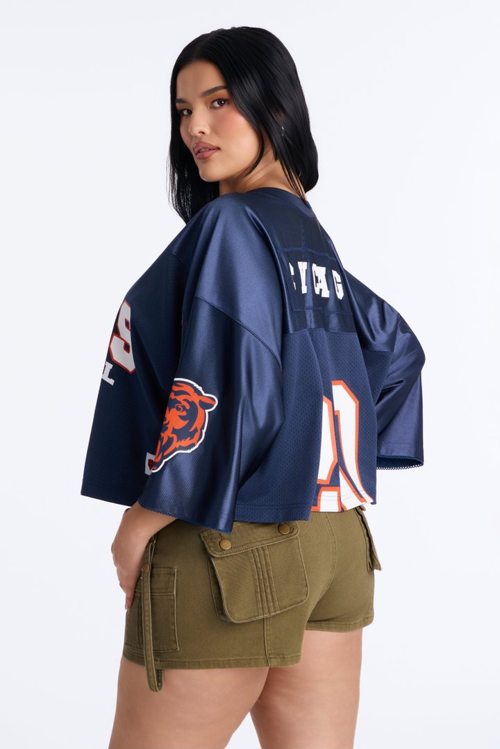NFL Bears Cropped Top - Navy