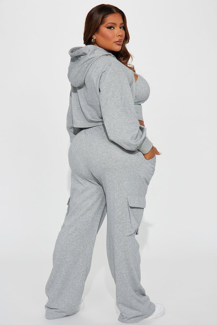 Never Blend In 3 Piece Pant Set - Grey