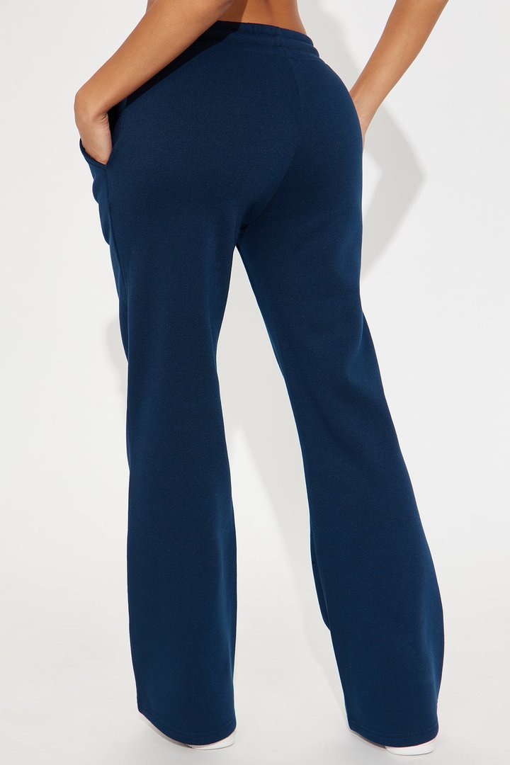 Candice Petite Lounge Flare Pant - Navy
