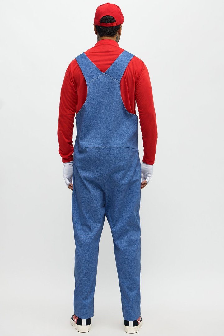 Power Up Brothers Halloween Costume - Red/combo