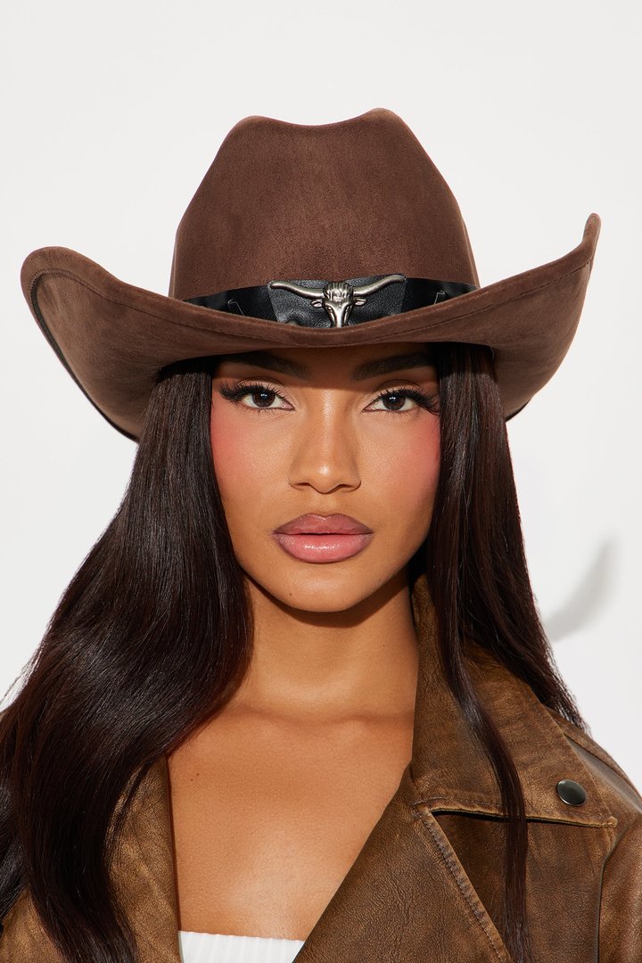 Don't Mess With The Bull Cowboy Hat - Dark Brown