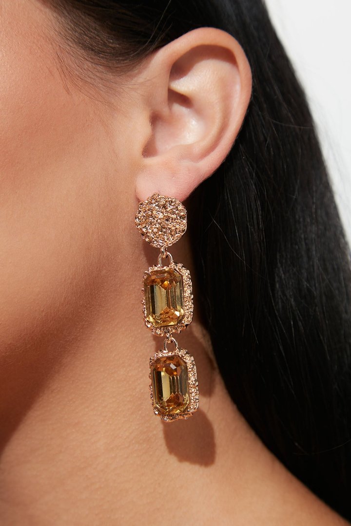 Let's Talk About It Earrings - Gold