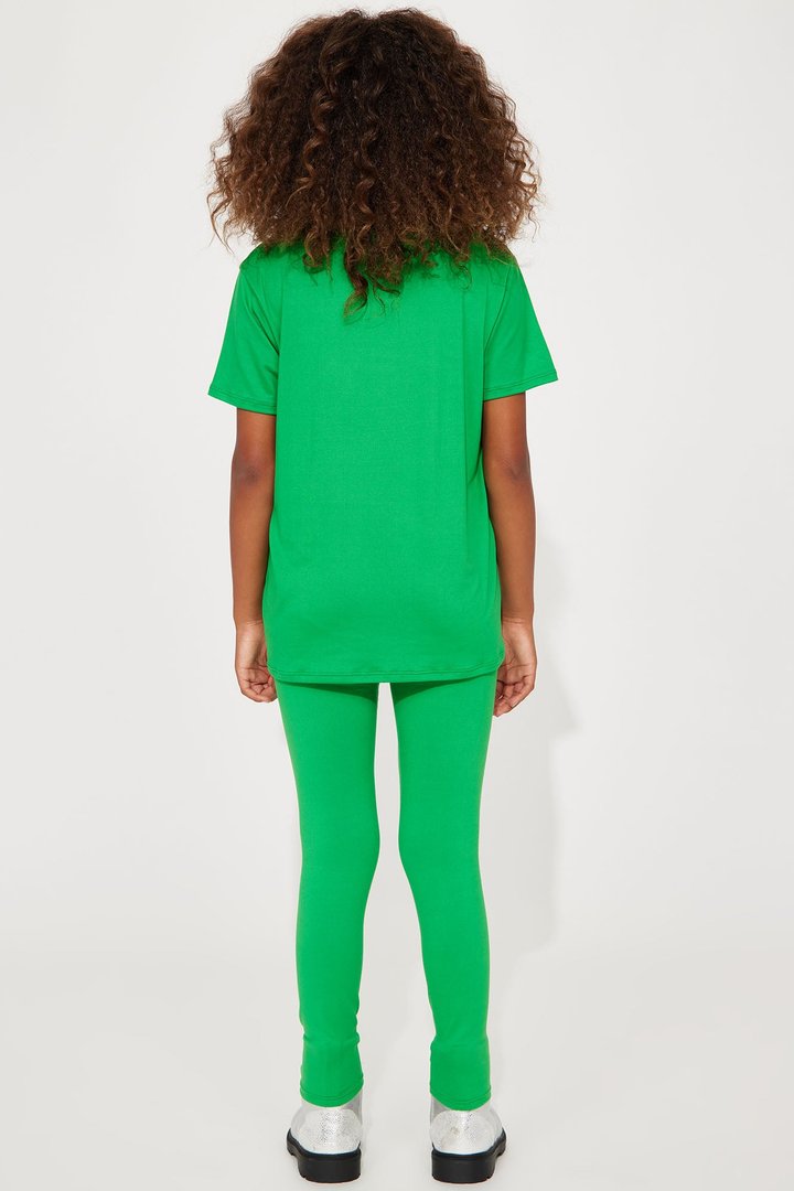 Mini Weekend Vibes II Legging Set - Green