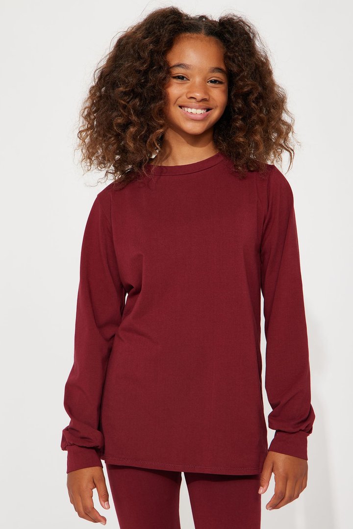 Mini Paparazzi II Legging Set - Burgundy