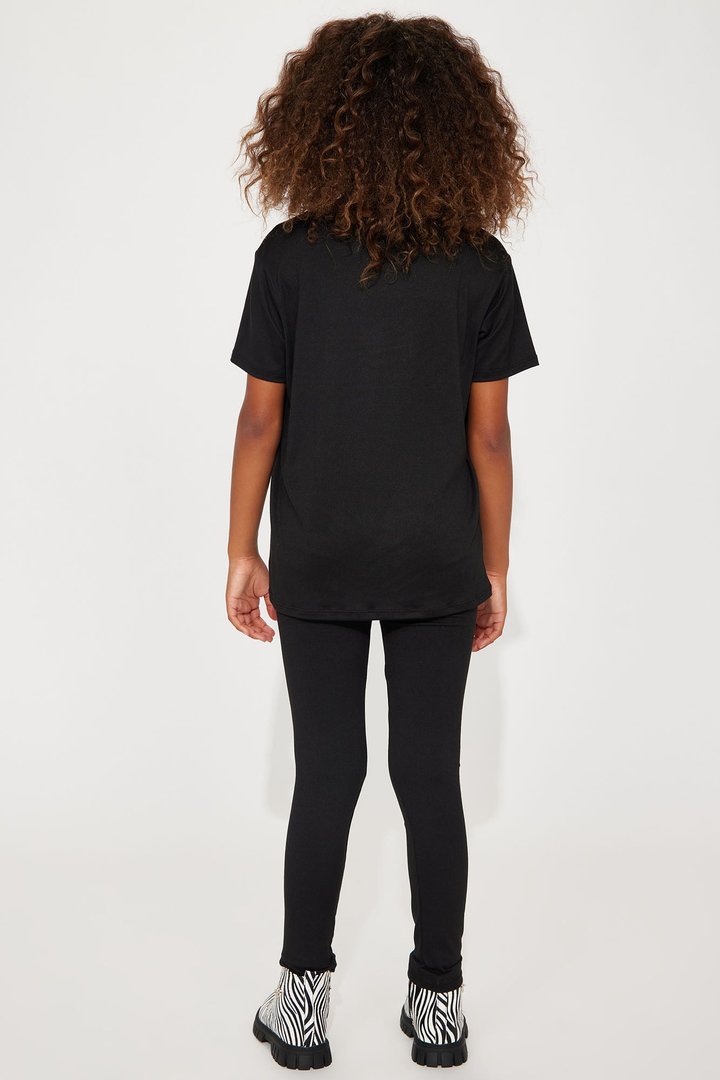 Mini Weekend Vibes II Legging Set - Black