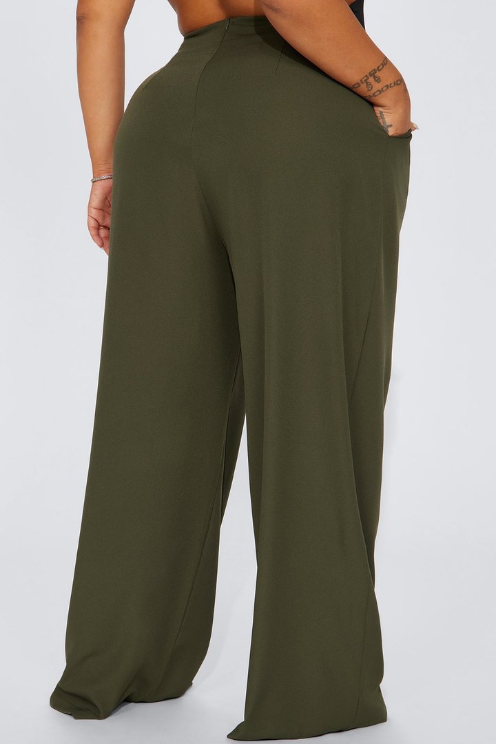 Feeling Focused Trouser - Olive