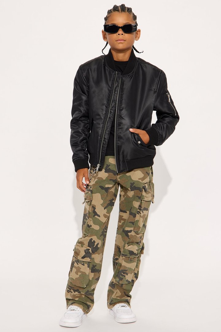 Mini Shane Baggy Cargo Jeans - Camouflage