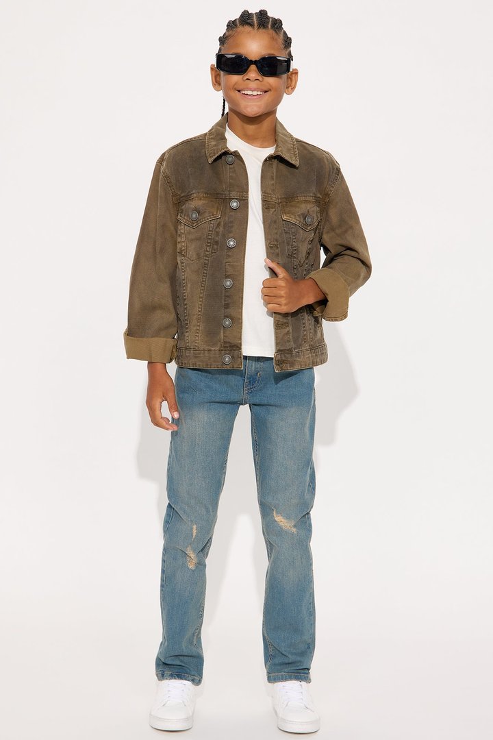 Mini Cornell Distressed Skinny Jeans - Vintage Wash