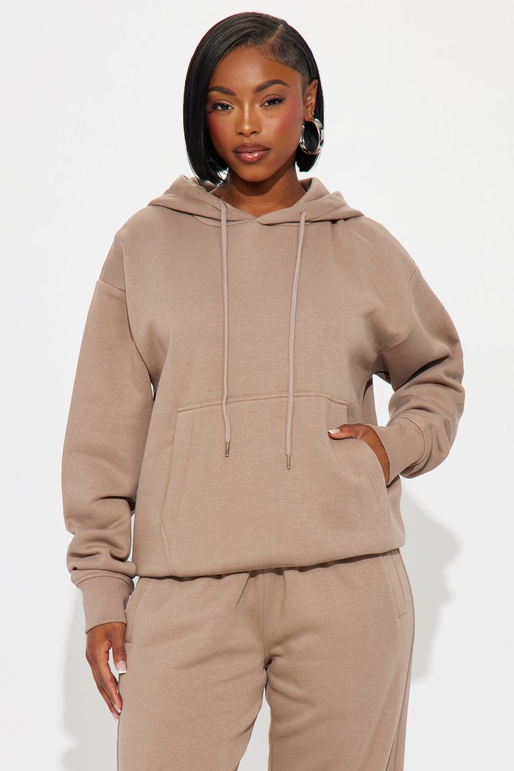Stole My Ex Boyfriend's Oversized Hoodie - Mocha