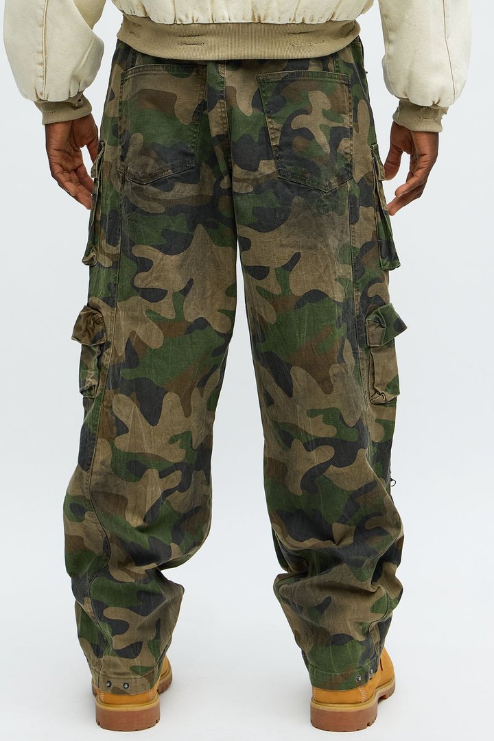 Baggy Bust That Mission Cargo Pant - Camouflage