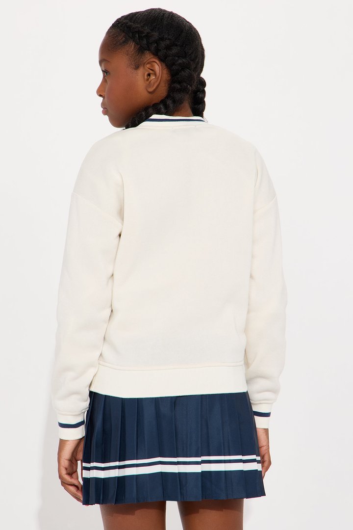 Mini In Brooklyn Pleated Mini Skirt Set - Heather/Combo