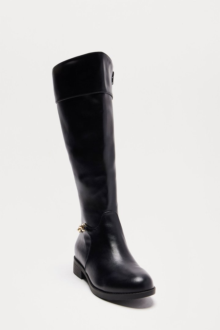 Portland Chain Boots - Black