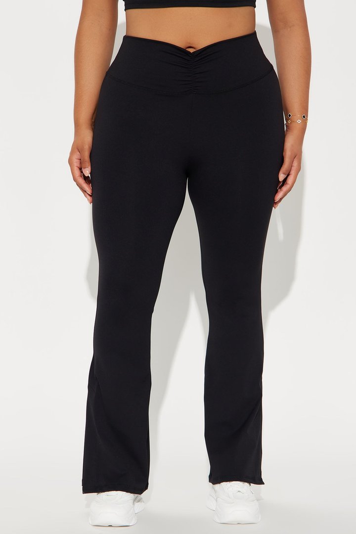 Pilates Girl Active Flare Pant - Black