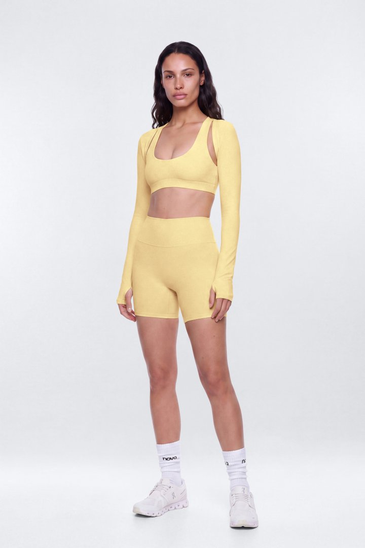 CloudForm™ Long Sleeve Shrug - Buttermilk