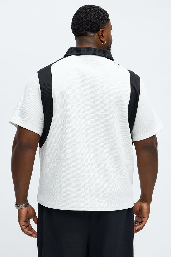 Millionaire Mindset Polo - Cream/combo
