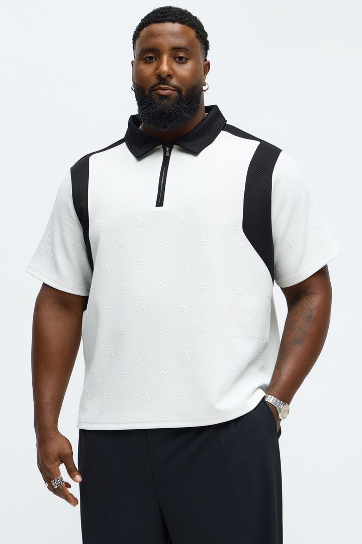 Millionaire Mindset Polo - Cream/combo