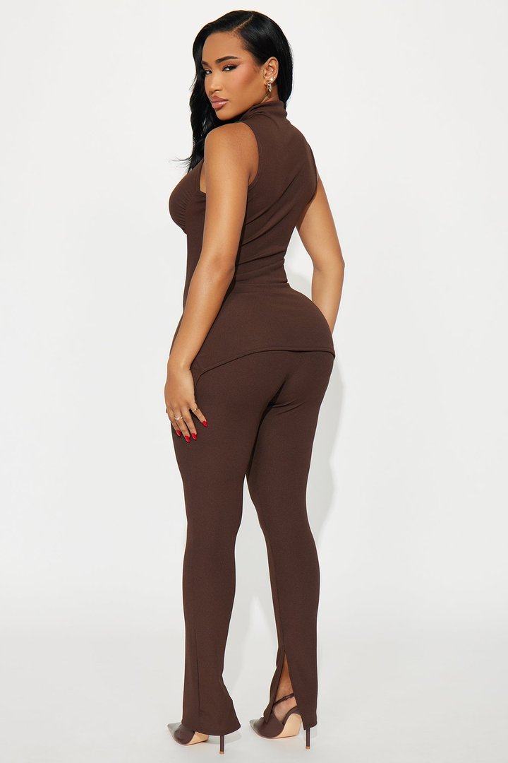 Lilly Pant Set - Brown