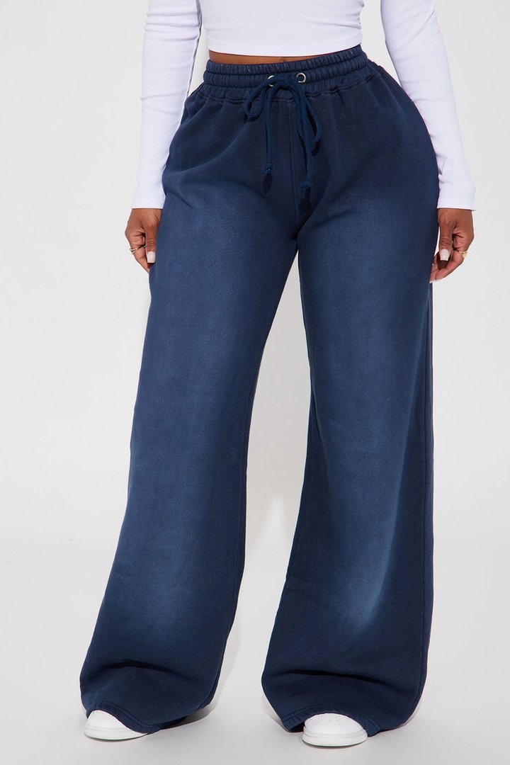 Gianna Washed Lounge Pant - Blue